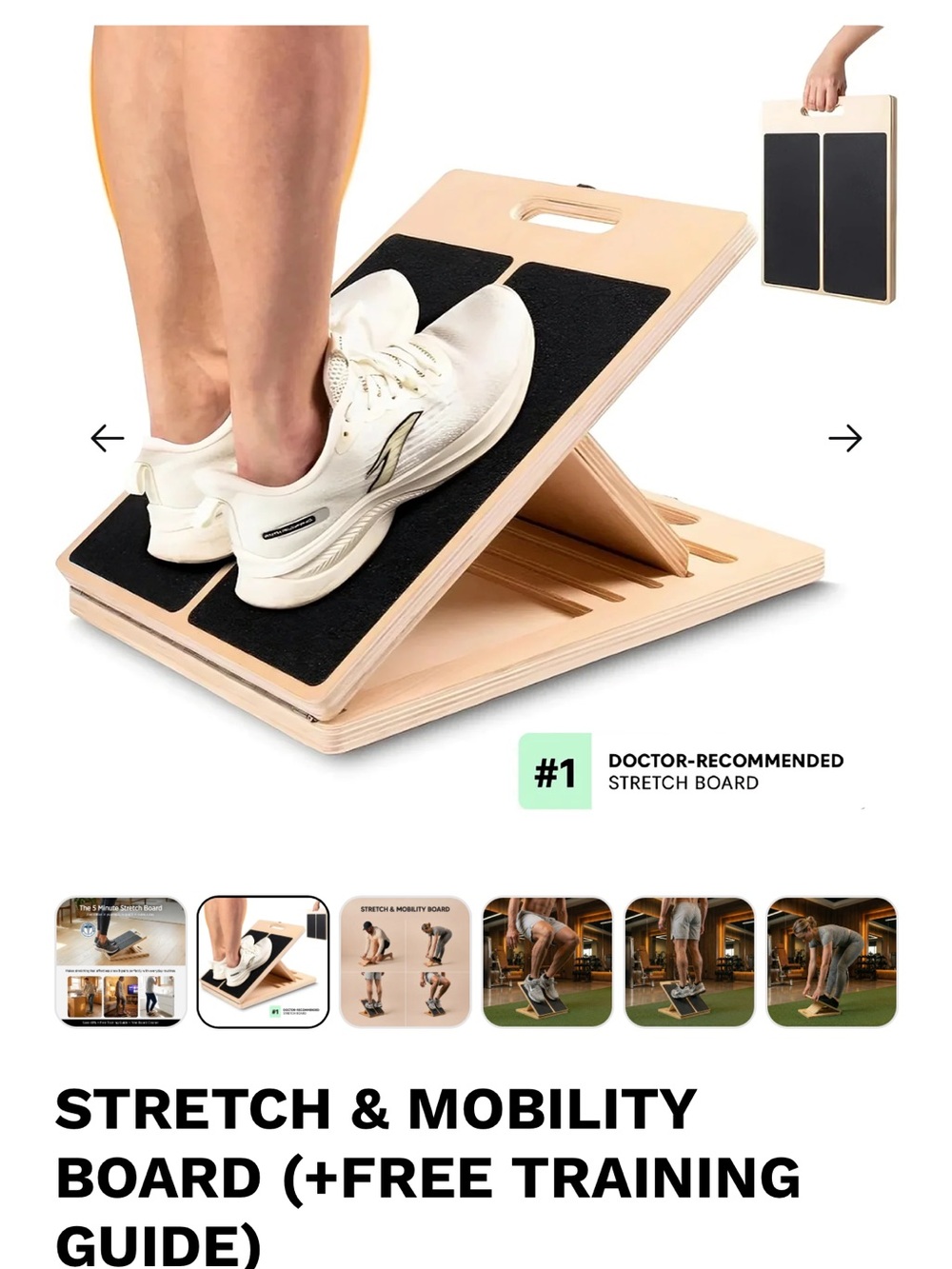 Squat mobility board